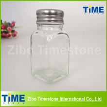 Glas handbemalt Spice Jar mit Edelstahldeckel (TM110)